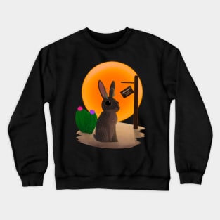 Jackalope! Travel Plaque Crewneck Sweatshirt